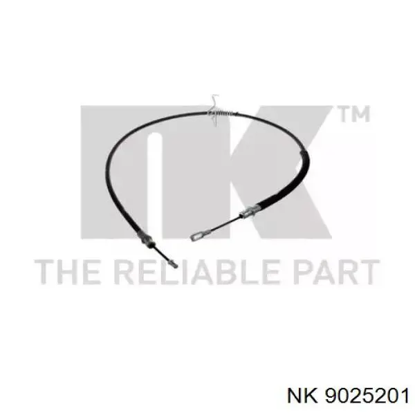 9025201 NK cable de freno de mano trasero izquierdo