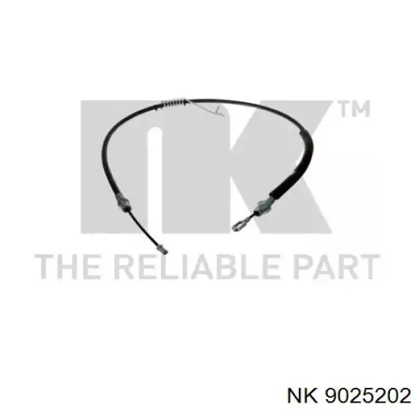9025202 NK cable de freno de mano trasero derecho