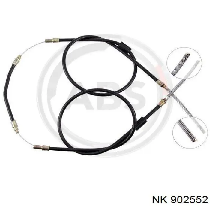 902552 NK cable de freno de mano trasero derecho/izquierdo