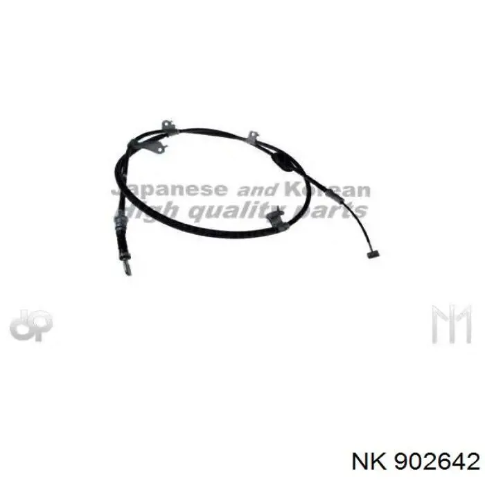 902642 NK cable de freno de mano trasero derecho