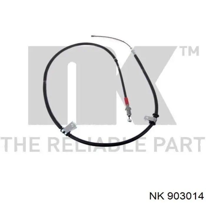 903014 NK cable de freno de mano trasero derecho