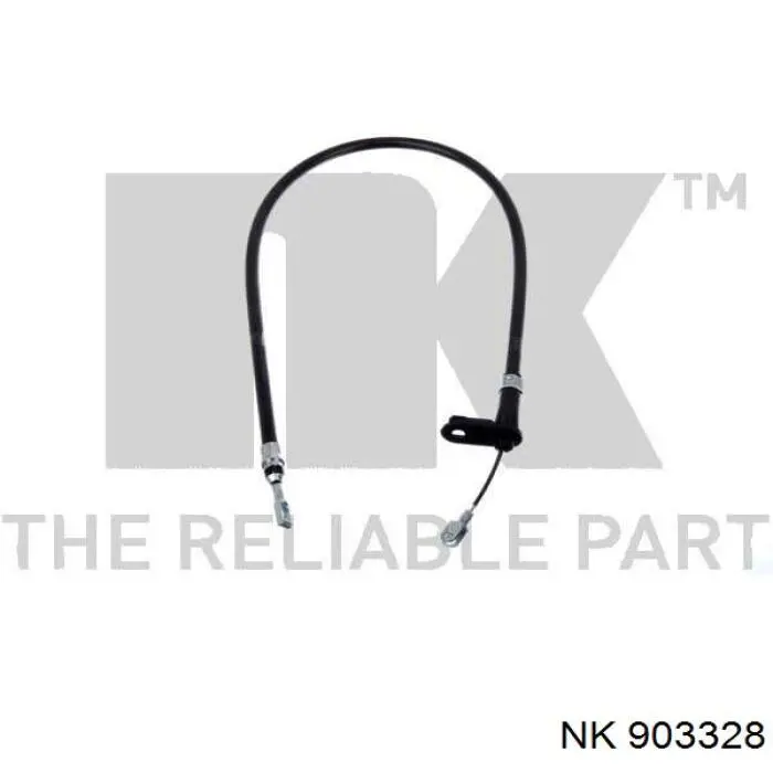 903328 NK cable de freno de mano trasero izquierdo