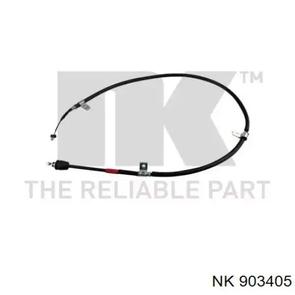 903405 NK cable de freno de mano trasero izquierdo