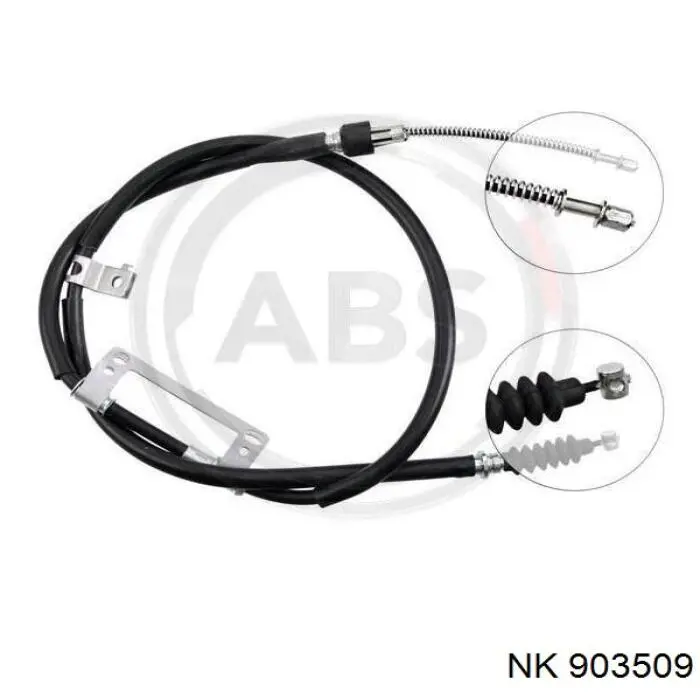 903509 NK cable de freno de mano trasero derecho