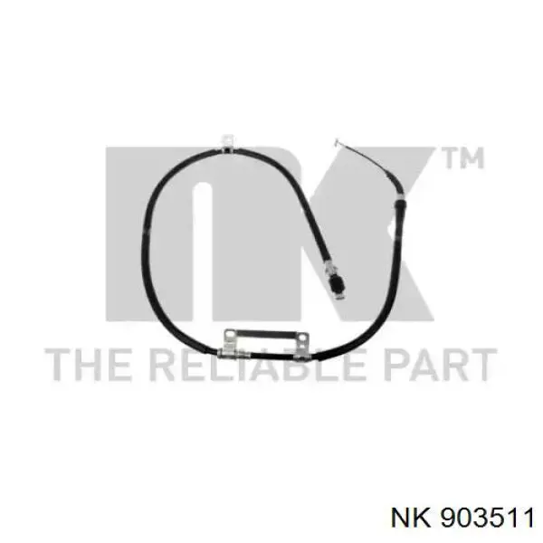 Comprar 903511 NK Cable de freno de mano trasero derecho