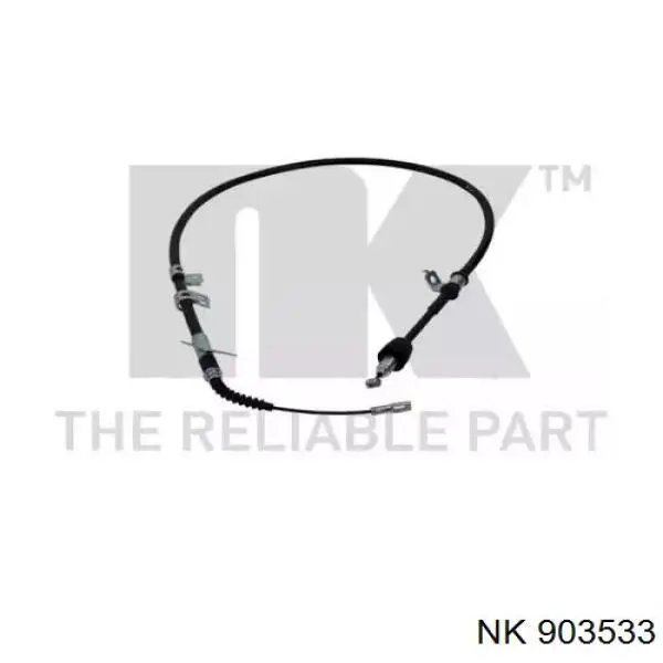 903533 NK cable de freno de mano trasero izquierdo