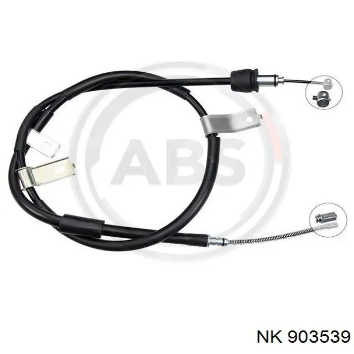 903539 NK cable de freno de mano trasero izquierdo