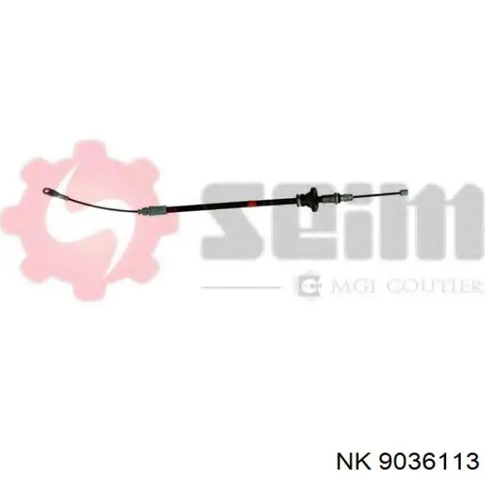 Cable para freno de mano delantero Beca Cables 407001
