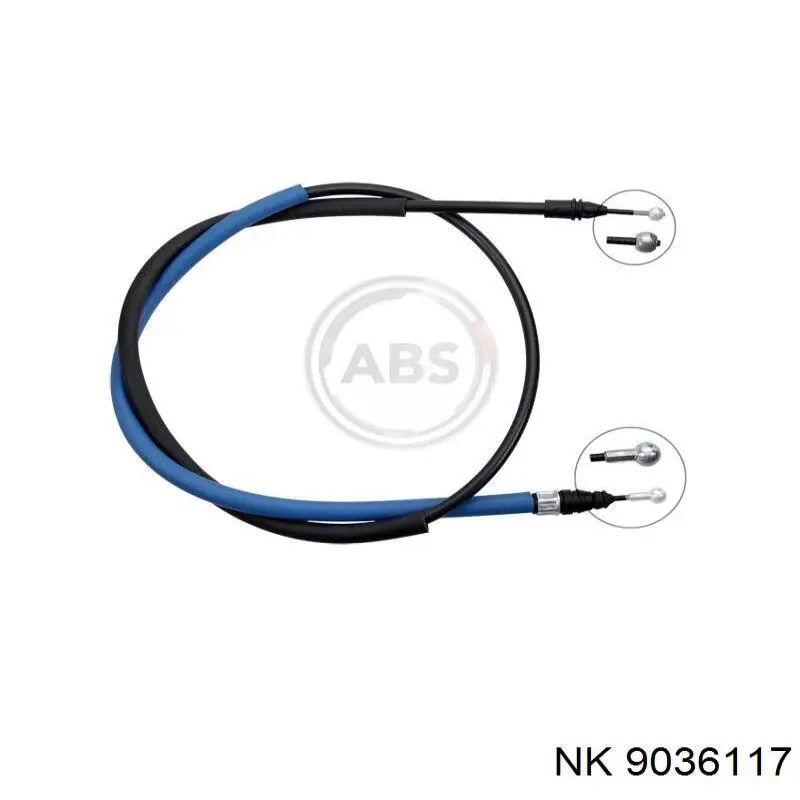 Cable de freno de mano trasero izquierdo NK 9036117 precio, desde 12,88 EUR