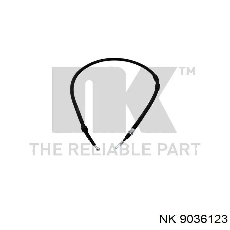 9036123 NK cable de freno de mano trasero derecho/izquierdo