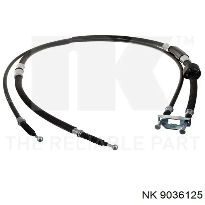 9036125 NK cable de freno de mano trasero derecho/izquierdo