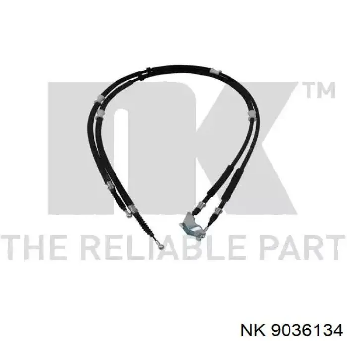 9036134 NK cable de freno de mano trasero derecho/izquierdo