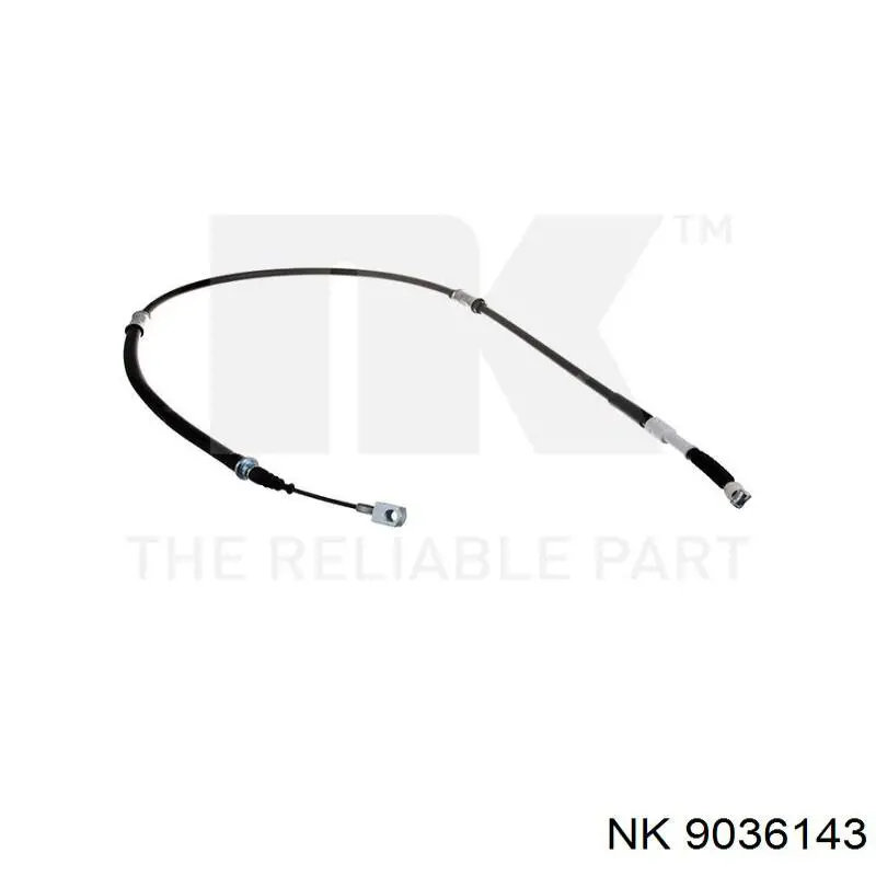Cable de freno de mano trasero derecho/izquierdo 522556 Opel