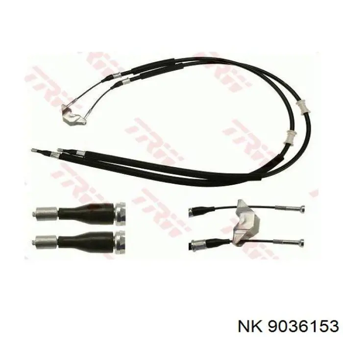9036153 NK cable de freno de mano trasero derecho/izquierdo