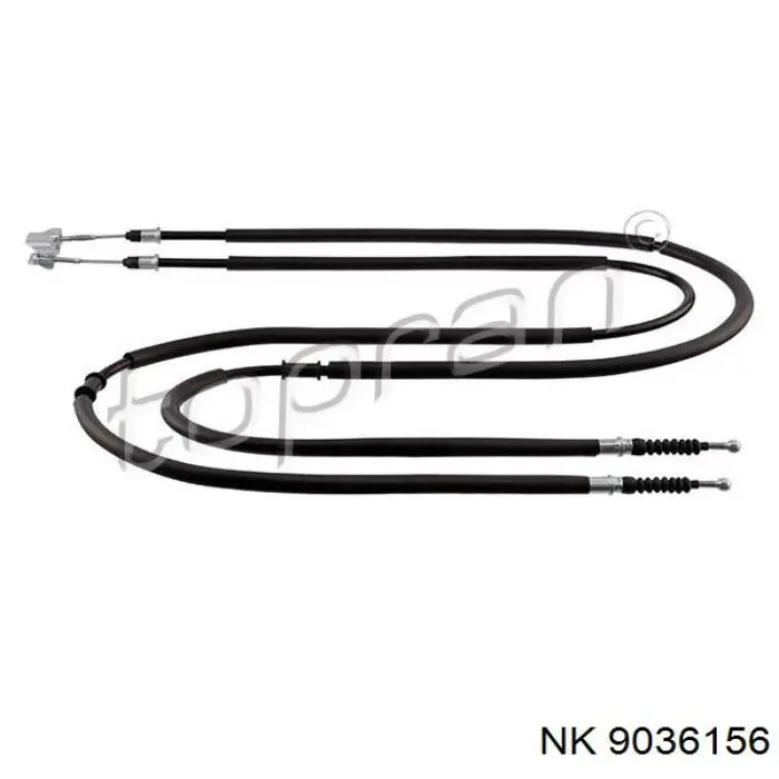 9036156 NK cable de freno de mano trasero derecho/izquierdo