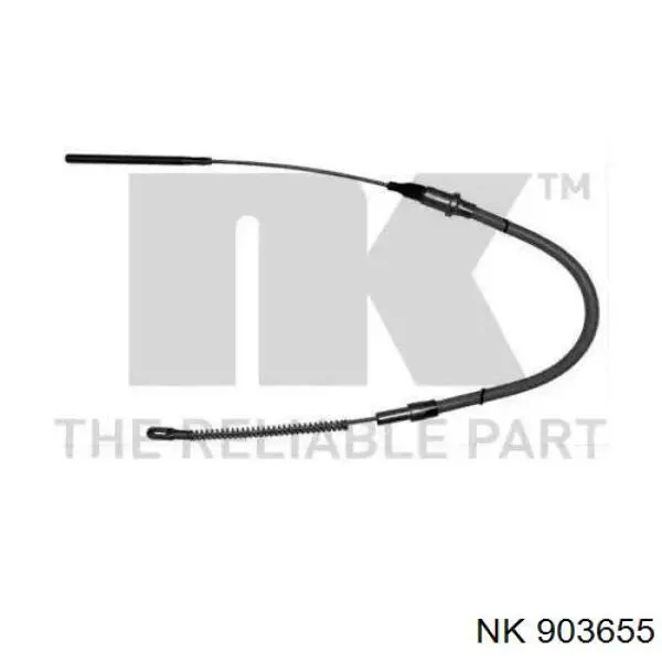 999025 SPJ Cable de freno de mano trasero izquierdo