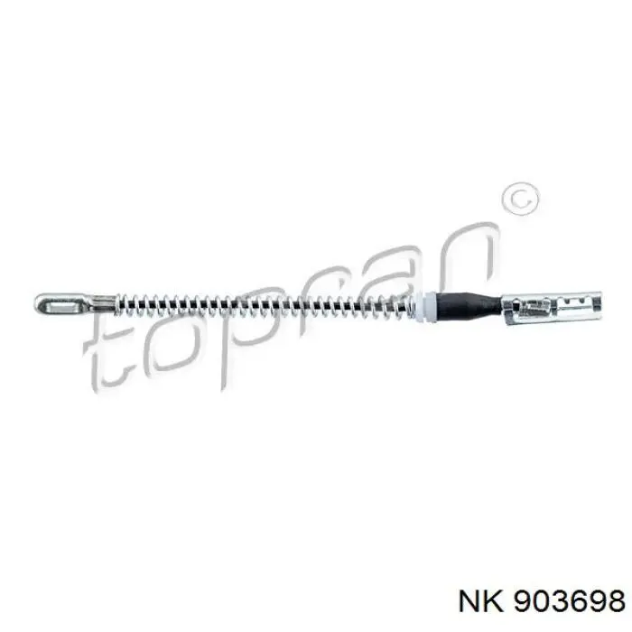 Cable de freno de mano trasero derecho/izquierdo Beca Cables 404008