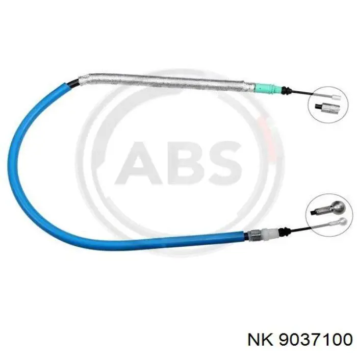 9037100 NK cable de freno de mano trasero derecho