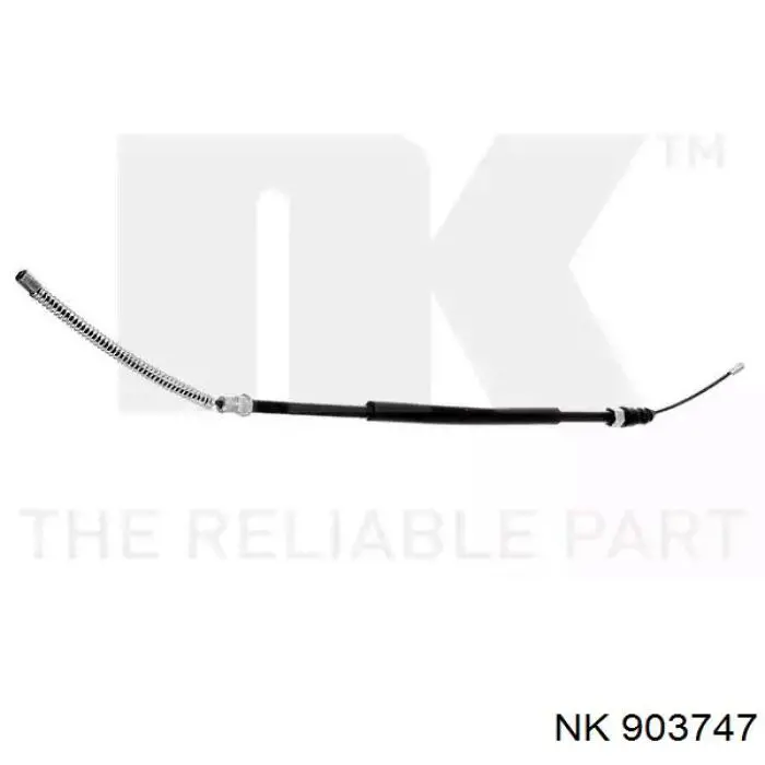 Cable de freno de mano trasero derecho NK 903747 precio, desde 7,28 EUR