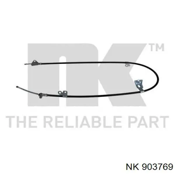4745N4 Peugeot/Citroen Cable de freno de mano trasero derecho/izquierdo