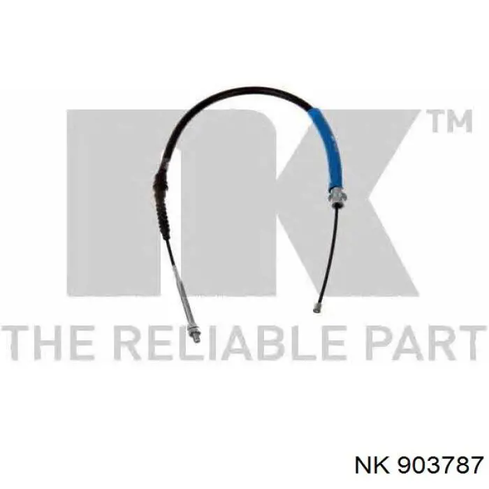 903787 NK cable de freno de mano trasero derecho