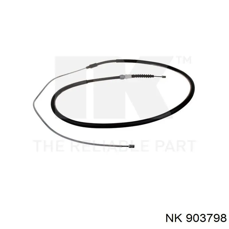 903798 NK cable de freno de mano trasero derecho/izquierdo