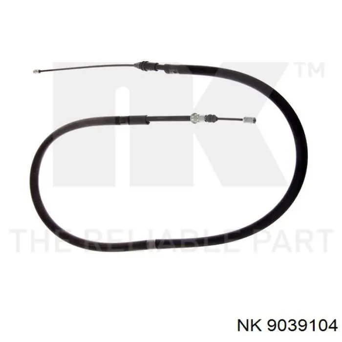 9039104 NK cable de freno de mano trasero izquierdo