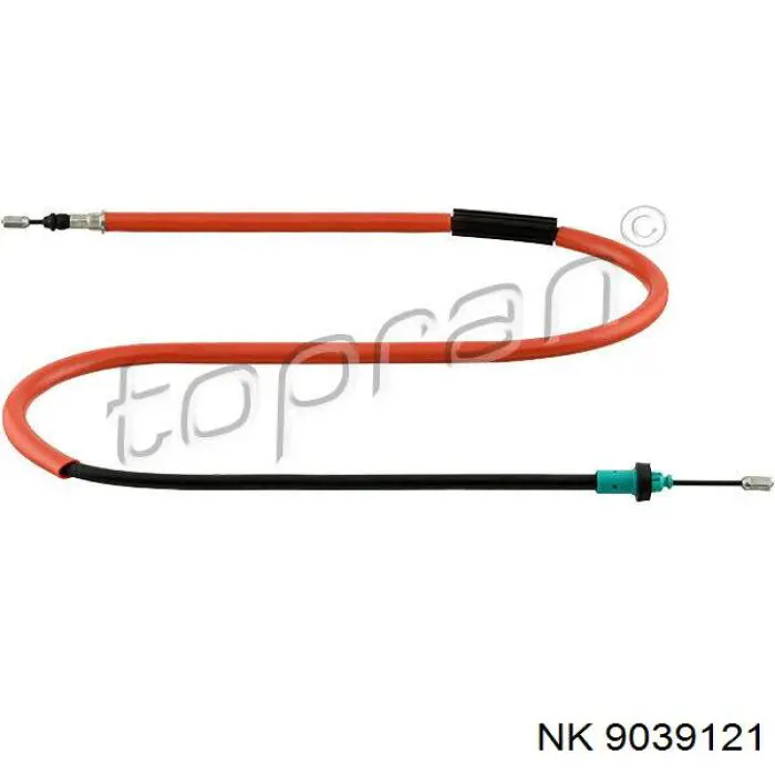 9039121 NK cable de freno de mano trasero izquierdo