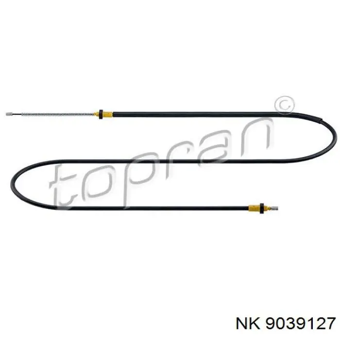 9039127 NK cable de freno de mano trasero derecho/izquierdo