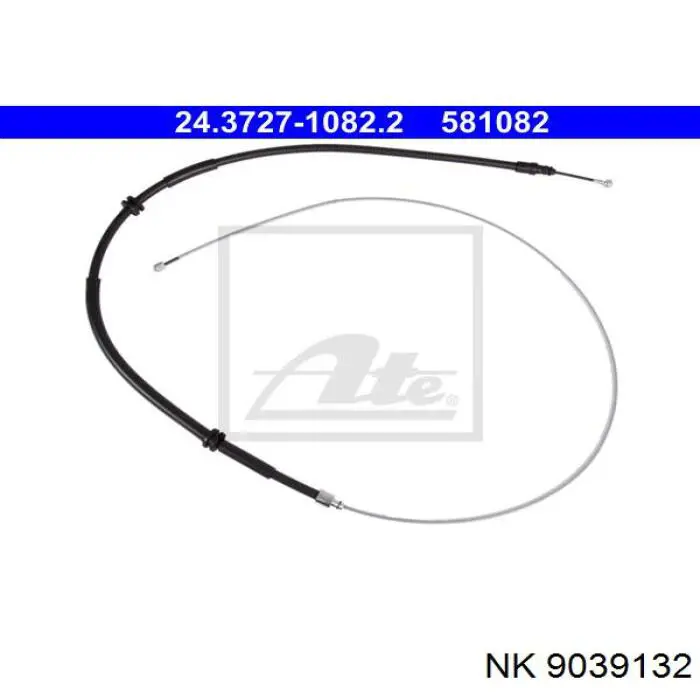 9039132 NK cable de freno de mano trasero derecho/izquierdo