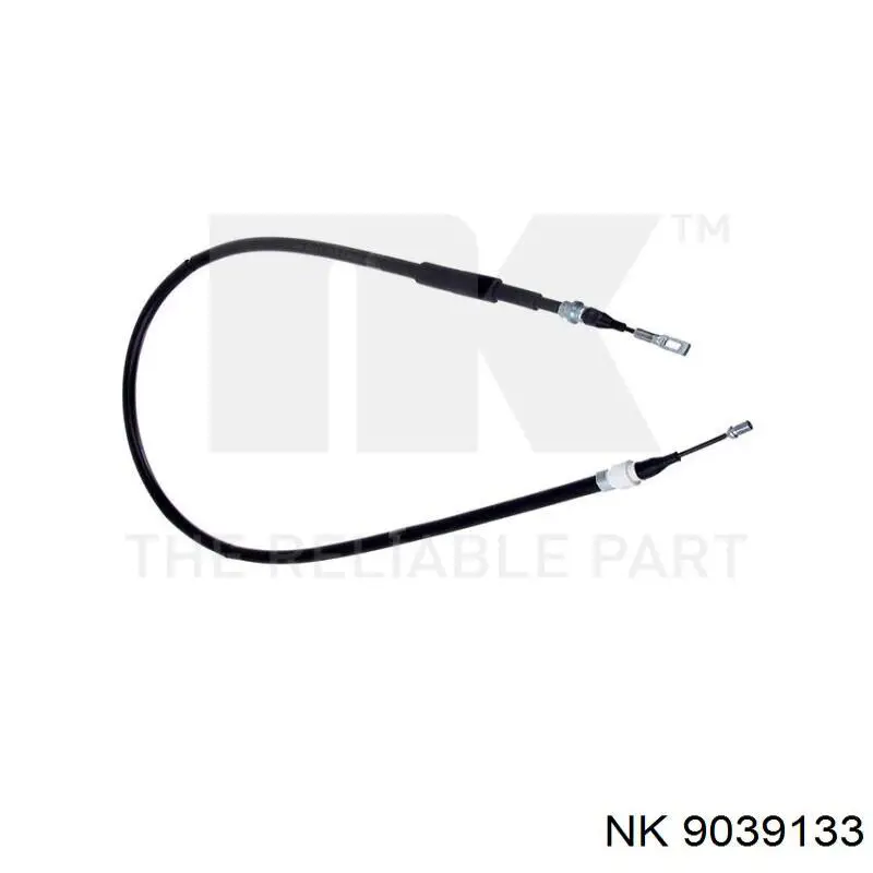 9039133 NK cable de freno de mano trasero izquierdo