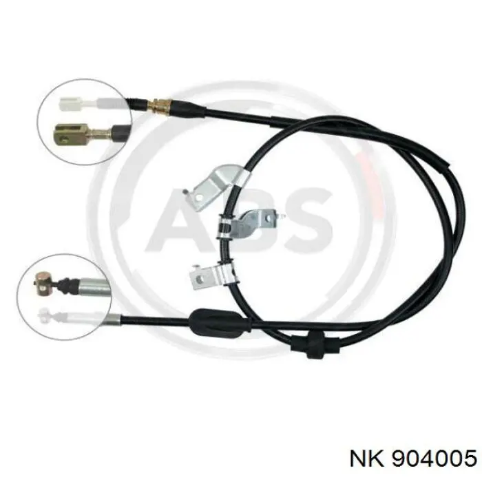 904005 NK cable de freno de mano trasero izquierdo