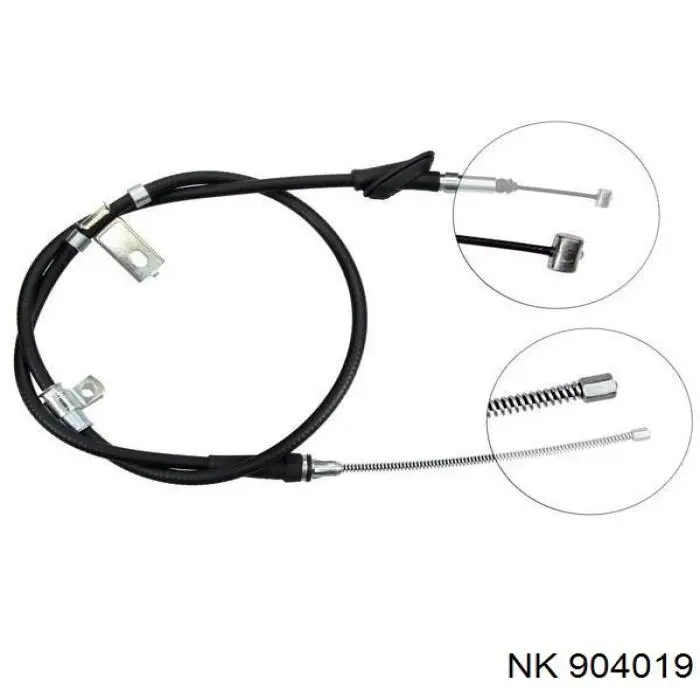 904019 NK cable de freno de mano trasero izquierdo