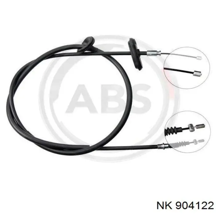 904122 NK cable de freno de mano trasero derecho/izquierdo