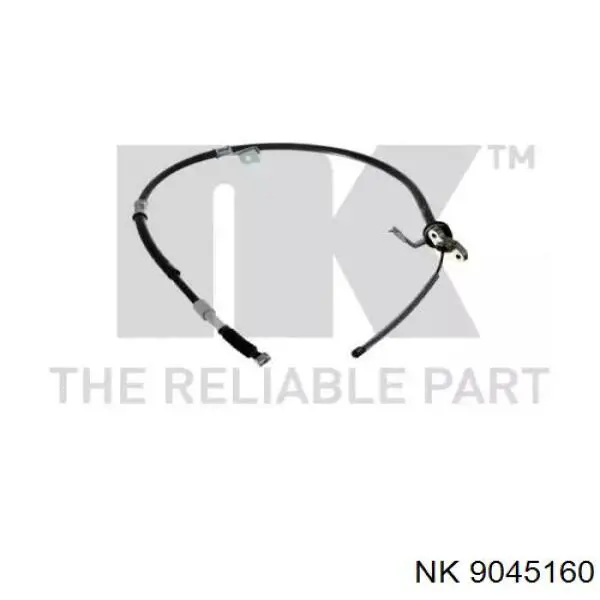 9045160 NK cable de freno de mano trasero izquierdo