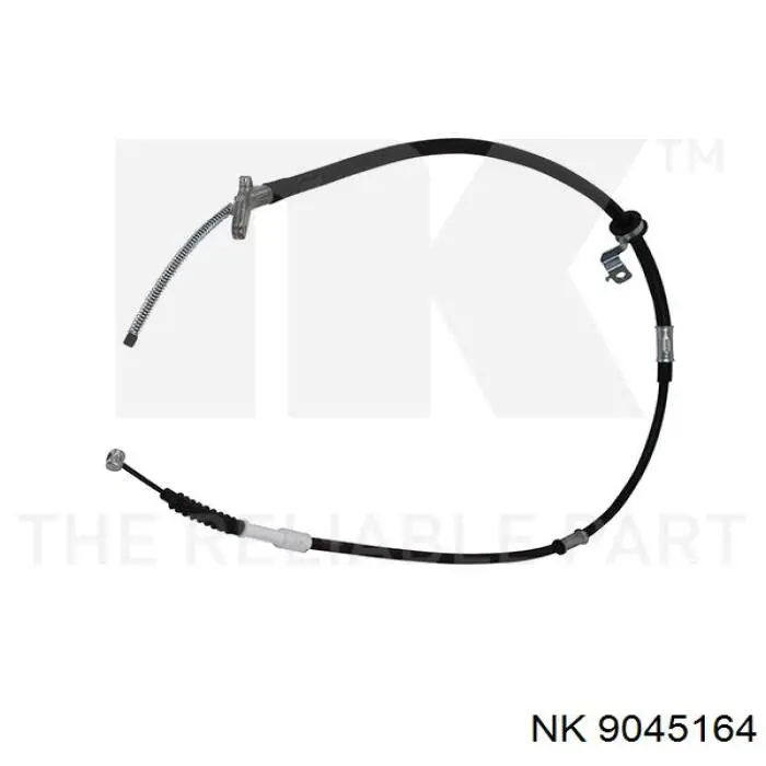 9045164 NK cable de freno de mano trasero izquierdo