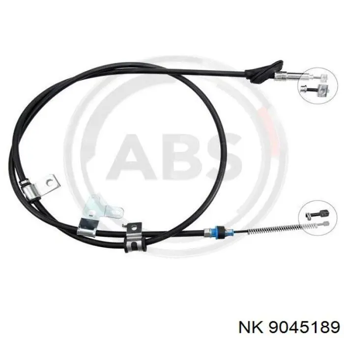 9045189 NK cable de freno de mano trasero izquierdo