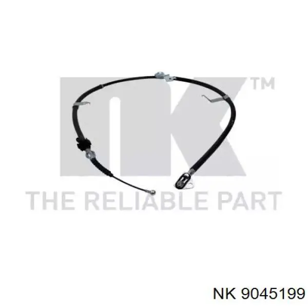 9045199 NK cable de freno de mano trasero izquierdo