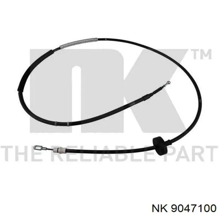 9047100 NK cable de freno de mano trasero izquierdo