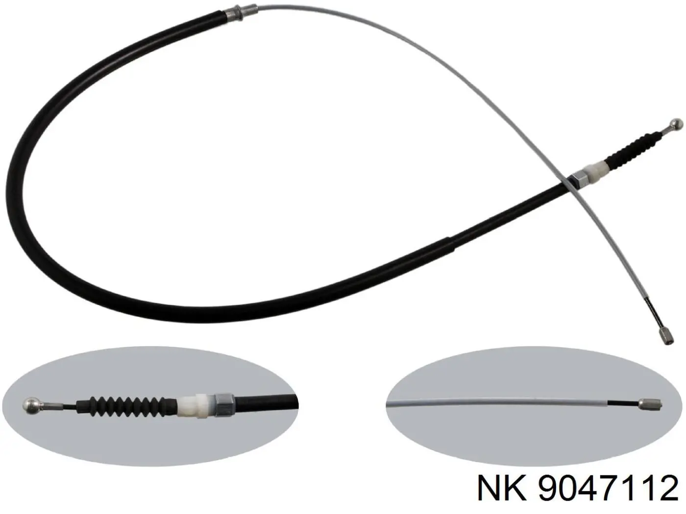 9047112 NK cable de freno de mano trasero derecho/izquierdo