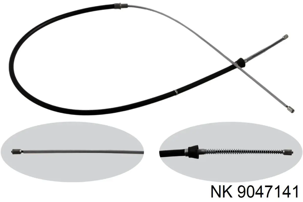 9047141 NK cable de freno de mano trasero derecho/izquierdo