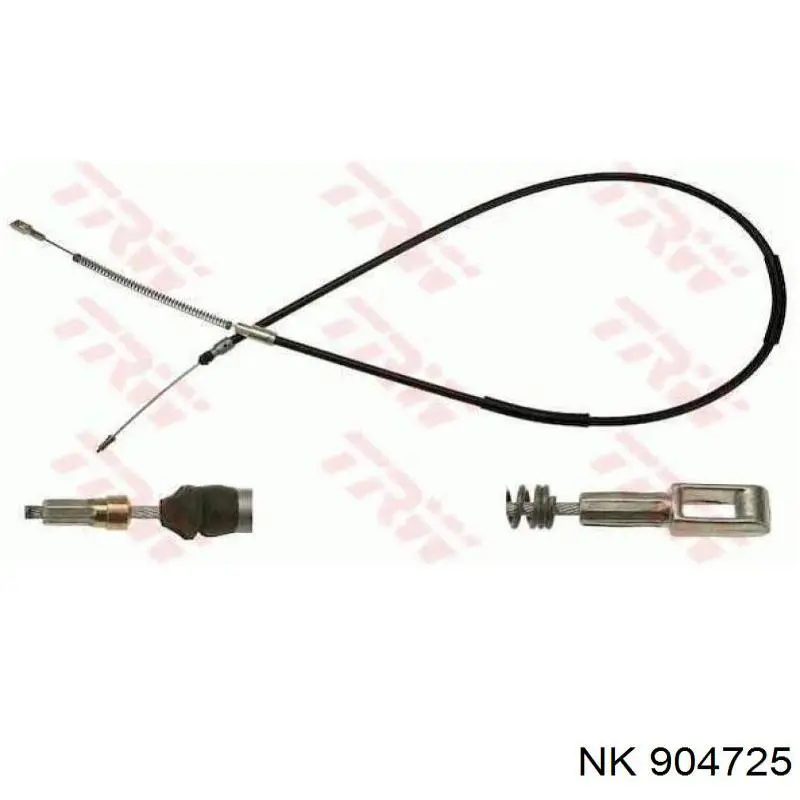 904725 NK cable de freno de mano trasero izquierdo