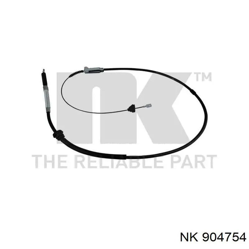 904754 NK cable de freno de mano trasero derecho/izquierdo