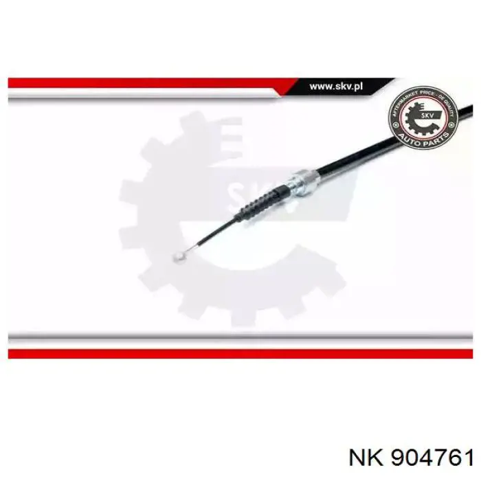 904761 NK cable de freno de mano trasero derecho/izquierdo