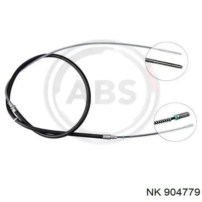 904779 NK cable de freno de mano trasero derecho/izquierdo