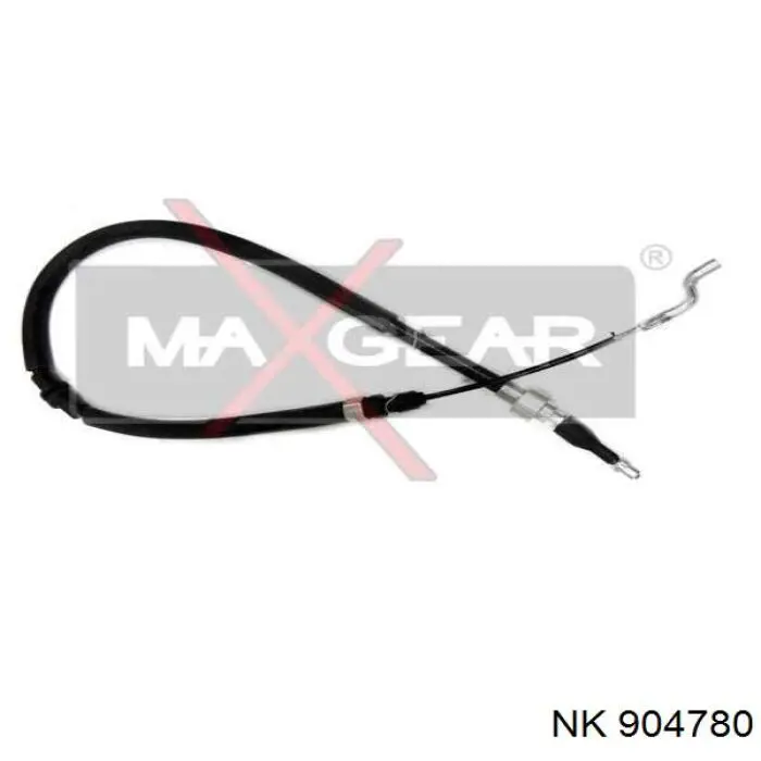 904780 NK cable de freno de mano trasero derecho/izquierdo