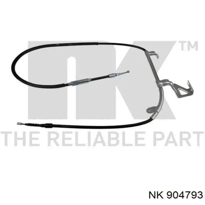 904793 NK cable de freno de mano trasero derecho