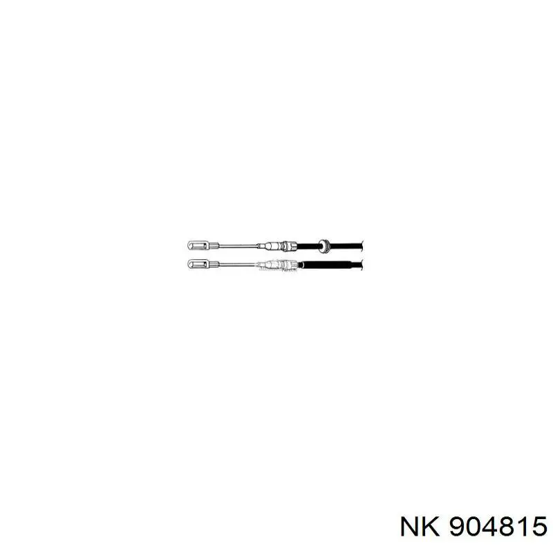 904815 NK cable de freno de mano trasero derecho/izquierdo