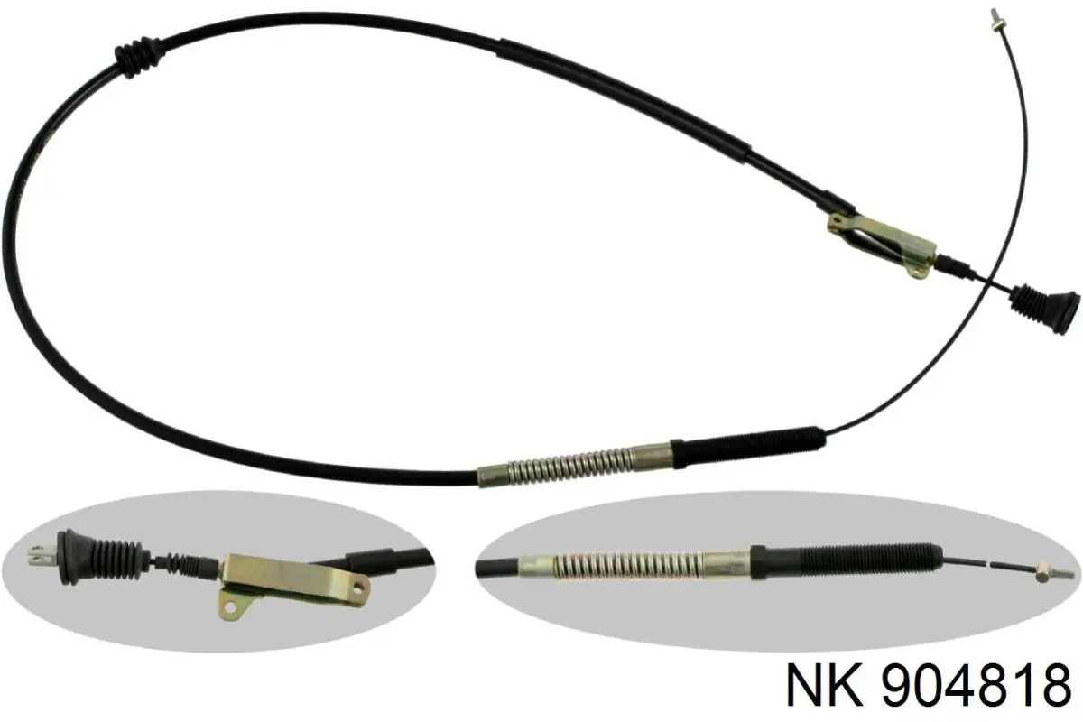 904818 NK cable de freno de mano trasero izquierdo