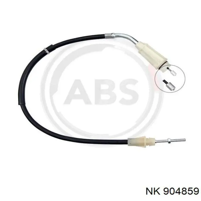 904859 NK cable de freno de mano trasero izquierdo